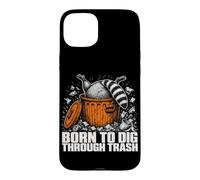 Born To Dig Through Trash Funny Raccoon Men Women Case for iPhone 15 Plus
