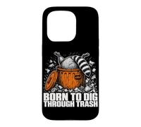 Born To Dig Through Trash Funny Raccoon Men Women Case for iPhone 15 Pro