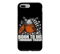 Born To Dig Through Trash Funny Raccoon Men Women Case for iPhone 7 Plus/8 Plus