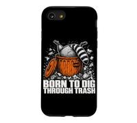 Born To Dig Through Trash Funny Raccoon Men Women Case for iPhone SE (2020) / 7/8