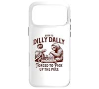 Born to dilly dally forced to pick up the pace sloth snail Case for iPhone 17 Pro Max