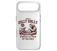Born to dilly dally forced to pick up the pace sloth snail Case for iPhone Air