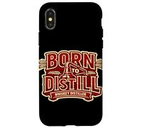 Born To Distill Passion Identity Whiskey Distiller Case for iPhone X/XS