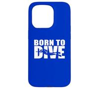 Born to Dive Scuba Diver Underwater Adventure Case for iPhone 15 Pro
