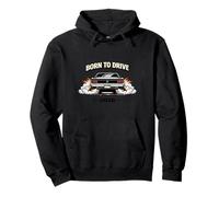 Born To Drive Muscle Car Passion Pullover Hoodie