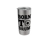 Born to Drum for Percussionists & Drummers Stainless Steel Insulated Tumbler