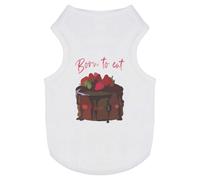 'Born to eat Chocolate Cake ' Pet Dog/Cat T-Shirt (PT00121904)
