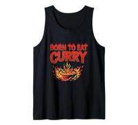 Born to Eat Curry Funny Spicy Food Asian Cuisine Lover Tank Top