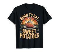 Born to Eat Sweet Potatoes Yam Foodie Value Graphic T-Shirt