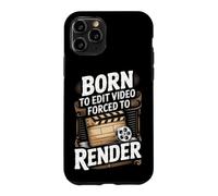 Born to Edit Video Forced to Render Video Editor Case for iPhone 11 Pro