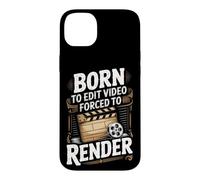 Born to Edit Video Forced to Render Video Editor Case for iPhone 14 Plus