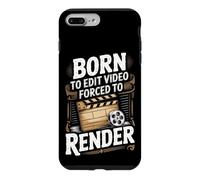 Born to Edit Video Forced to Render Video Editor Case for iPhone 7 Plus/8 Plus