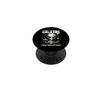 BORN TO EXPLORE GALAXIES FREE ABDUCTIONS Sci Fi Alien UFO PopSockets Adhesive PopGrip