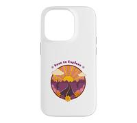 Born to Explore Retro Sunset Adventure Travel Case for iPhone 14 Pro