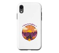 Born to Explore Retro Sunset Adventure Travel Case for iPhone XR