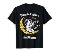 Born to Explore the Moon Dog T-Shirt