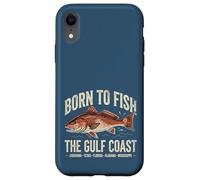 Born to Fish Gulf Coast Vintage Redfish Case for iPhone XR