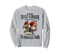 Born To Fly A Dragon Into Battle Forced To Parallel Park Sweatshirt