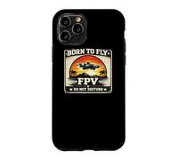 Born To Fly FPV Drone Pilot Retro Vintage Sunset Gift Case for iPhone 11 Pro