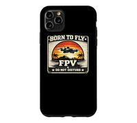 Born To Fly FPV Drone Pilot Retro Vintage Sunset Gift Case for iPhone 11 Pro Max