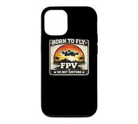 Born To Fly FPV Drone Pilot Retro Vintage Sunset Gift Case for iPhone 12/12 Pro