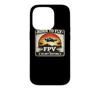 Born To Fly FPV Drone Pilot Retro Vintage Sunset Gift Case for iPhone 14 Pro