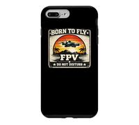Born To Fly FPV Drone Pilot Retro Vintage Sunset Gift Case for iPhone 7 Plus/8 Plus