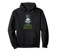 Born To Game Forced To Touch Grass Gaming Pullover Hoodie