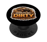 Born To Get Dirty 4X4 Off Road Vehicle Owner Offroad Lover PopSockets Adhesive PopGrip