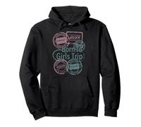 Born To Girls Trip Matching 2026 Passport Stamp Pullover Hoodie