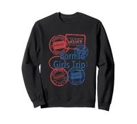 Born To Girls Trip Matching 2026 Passport Stamp Sweatshirt