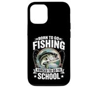 Born To Go Fishing Forced To Go To School | Angler Case for iPhone 12/12 Pro