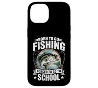 Born To Go Fishing Forced To Go To School | Angler Case for iPhone 14