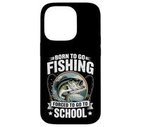 Born To Go Fishing Forced To Go To School | Angler Case for iPhone 14 Pro
