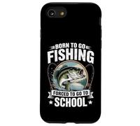 Born To Go Fishing Forced To Go To School | Angler Case for iPhone SE (2020) / 7/8