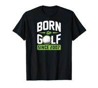 Born to Golf Since 2007 Birth Year Golfing Birthday Value Graphic T-Shirt