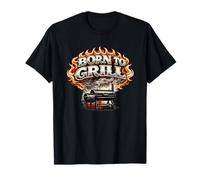 Born to Grill BBQ Smoker Dad Pitmaster T-Shirt