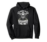 Born To Guard The Net Lacrosse Goalie Pride Pullover Hoodie