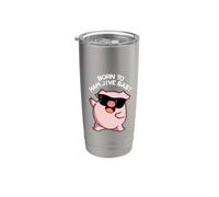 Born to Ham Jive Baby Funny Pig Pun Stainless Steel Insulated Tumbler
