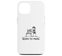 Born To Heal Pet Doctor Veterinary Medicine Case for iPhone 13