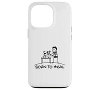 Born To Heal Pet Doctor Veterinary Medicine Case for iPhone 13 Pro