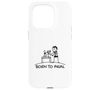 Born To Heal Pet Doctor Veterinary Medicine Case for iPhone 15 Pro