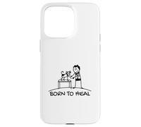 Born To Heal Pet Doctor Veterinary Medicine Case for iPhone 15 Pro Max