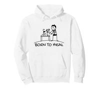 Born To Heal Pet Doctor Veterinary Medicine Pullover Hoodie