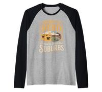 Born to Herd Forced to Live in The Suburbs Raglan Baseball Tee