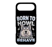 Born to Howl Forced to Behave Alaskan Malamute Dog Case for iPhone Air
