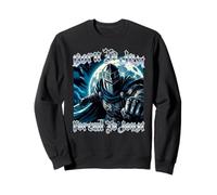 BORN TO JEST FORCED TO JOUST Funny Knight Gag Medieval Weird Sweatshirt