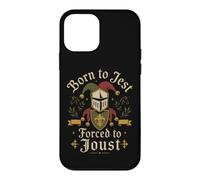 Born To Jest Forced To Joust Medieval Knight Humor Case for iPhone 12 mini