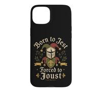 Born To Jest Forced To Joust Medieval Knight Humor Case for iPhone 15 Plus