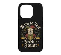 Born To Jest Forced To Joust Medieval Knight Humor Case for iPhone 15 Pro